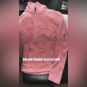 Columbia Baby Pink Fleece Jacket